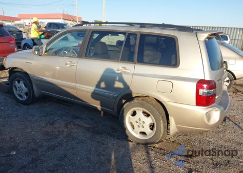 2005 Toyota Highlander Limited V6 из США, поврежденный, VIN JTEEP21A450134985